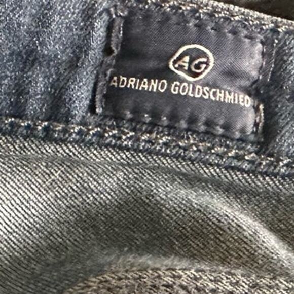 Adriano Goldschmied Dark Wash Denim Pants Skinny Jeans Stretch Womens 24'' Blue - Picture 6 of 9